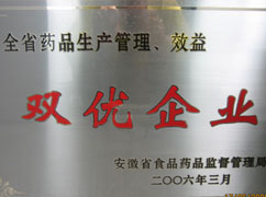 生產(chǎn)管理、效益雙優(yōu)企業(yè)